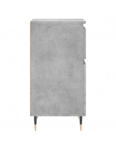 Credenza Grigio Cemento 40x35x70 cm in Legno Multistrato 2