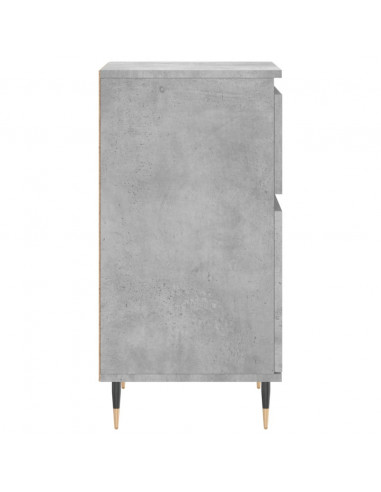 Credenza Grigio Cemento 40x35x70 cm in Legno Multistrato