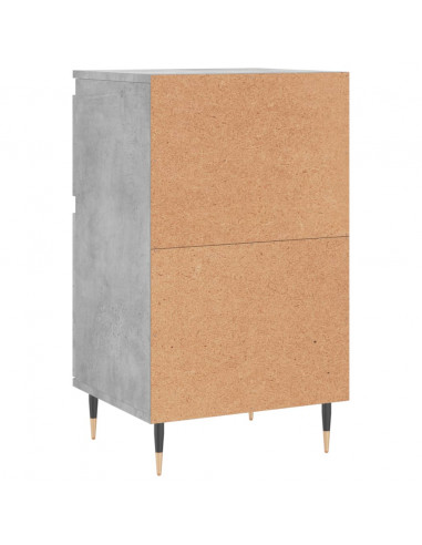 Credenza Grigio Cemento 40x35x70 cm in Legno Multistrato