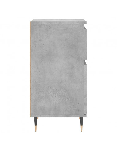 Credenze 2 pz Grigio Cemento 40x35x70 cm in Legno Multistrato