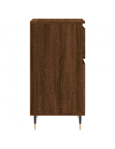 Credenze 2 pz Rovere Marrone 40x35x70 cm in Legno Multistrato