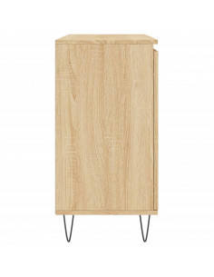 Credenza Rovere Sonoma 104x35x70 cm in Legno Multistrato 2