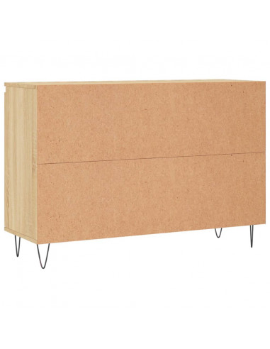 Credenza Rovere Sonoma 104x35x70 cm in Legno Multistrato