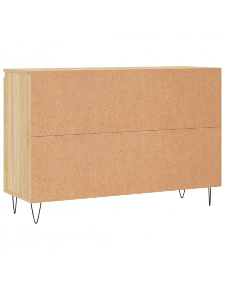 Credenza Rovere Sonoma 104x35x70 cm in Legno Multistrato
