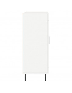 Credenza Bianca 69,5x34x90 cm in Legno Multistrato 2
