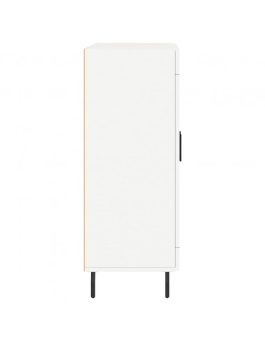 Credenza Bianca 69,5x34x90 cm in Legno Multistrato