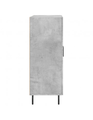 Credenza Grigio Cemento 69,5x34x90 cm in Legno Multistrato