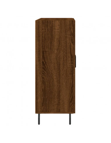 Credenza Rovere Marrone 69,5x34x90 cm in Legno Multistrato