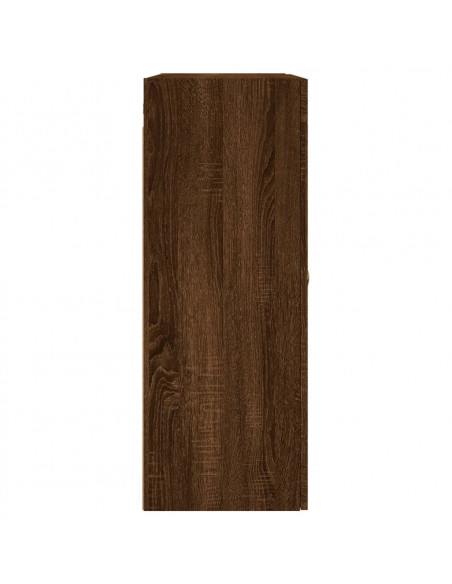 Mobile a Parete Rovere Marrone 69,5x34x90 cm