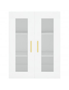 Mobile a Parete Bianco 69,5x34x90 cm 2