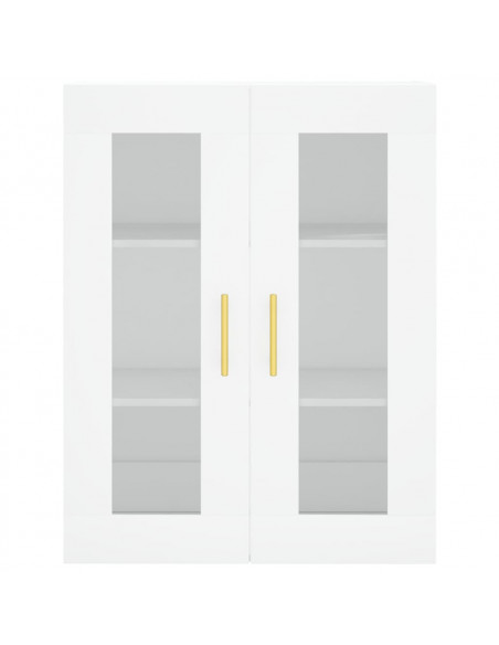 Mobile a Parete Bianco 69,5x34x90 cm