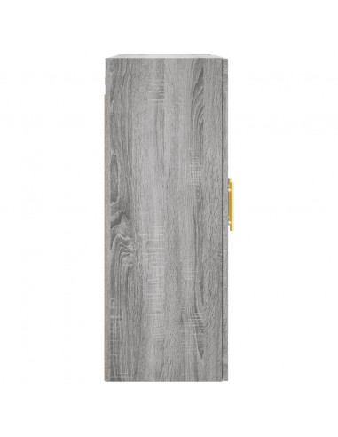 Mobile a Parete Grigio Sonoma 69,5x34x90 cm