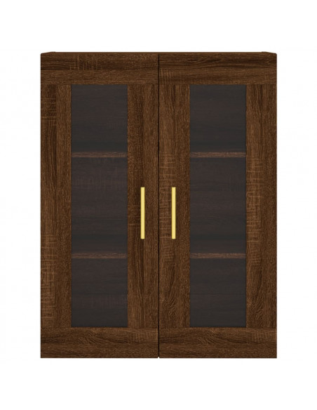 Mobile a Parete Rovere Marrone 69,5x34x90 cm