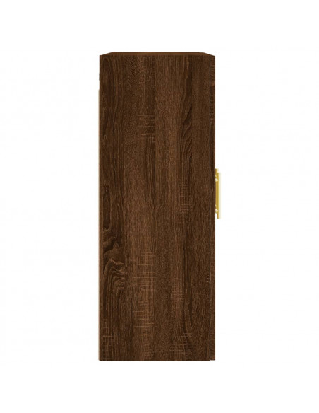 Mobile a Parete Rovere Marrone 69,5x34x90 cm