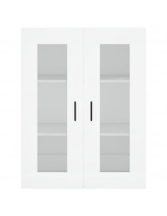 Mobile a Parete Bianco 69,5x34x90 cm 2