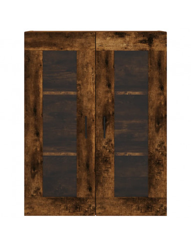 Mobile a Parete Rovere Fumo 69,5x34x90 cm