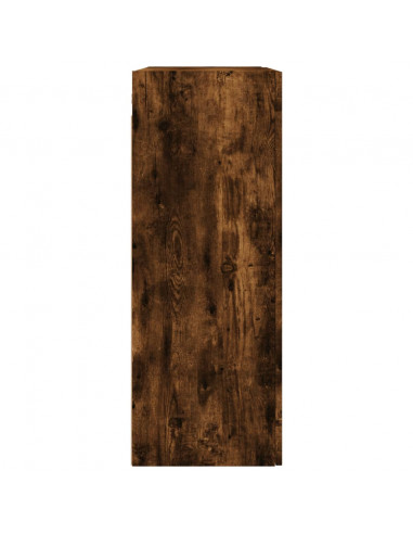 Mobile a Parete Rovere Fumo 69,5x34x90 cm