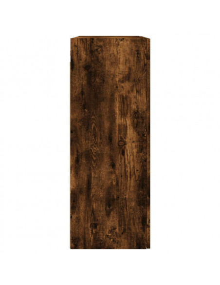 Mobile a Parete Rovere Fumo 69,5x34x90 cm