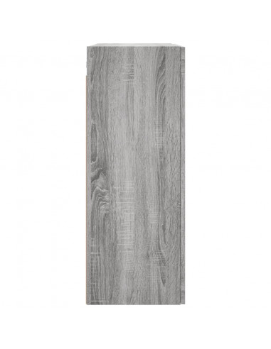 Mobile a Parete Grigio Sonoma 69,5x34x90 cm