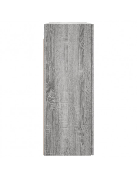 Mobile a Parete Grigio Sonoma 69,5x34x90 cm