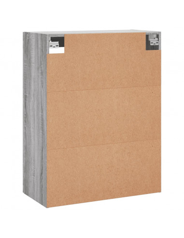 Mobile a Parete Grigio Sonoma 69,5x34x90 cm