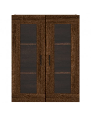 Mobile a Parete Rovere Marrone 69,5x34x90 cm