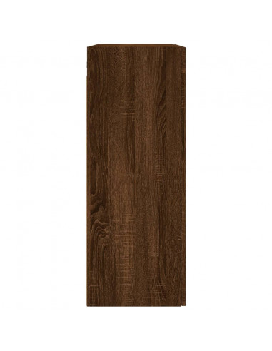 Mobile a Parete Rovere Marrone 69,5x34x90 cm