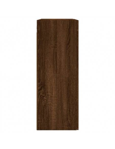 Mobile a Parete Rovere Marrone 69,5x34x90 cm