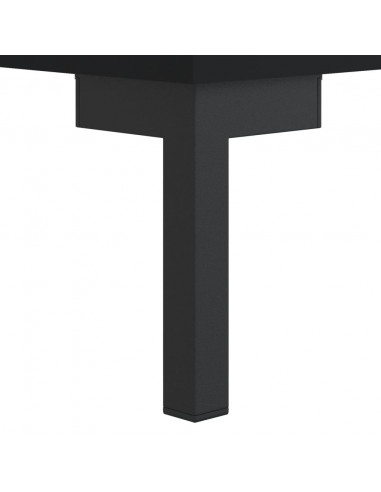 Credenza Nero 34,5x34x90 cm in Legno Multistrato