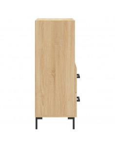 Credenza Rovere Sonoma 34,5x34x90 cm in Legno Multistrato 2