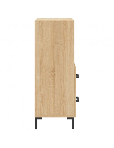 Credenza Rovere Sonoma 34,5x34x90 cm in Legno Multistrato