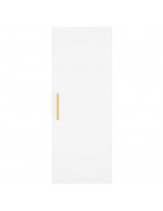 Mobile a Parete Bianco 34,5x34x90 cm 2