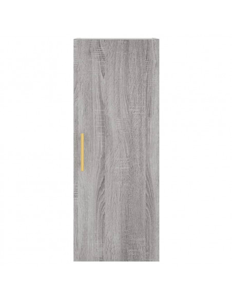 Mobile a Parete Grigio Sonoma 34,5x34x90 cm