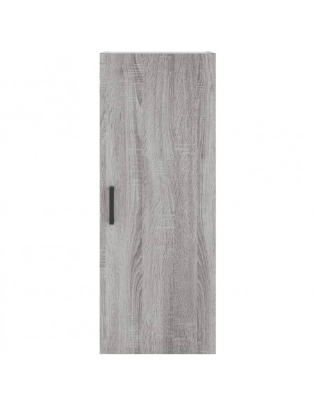 Mobile a Parete Grigio Sonoma 34,5x34x90 cm