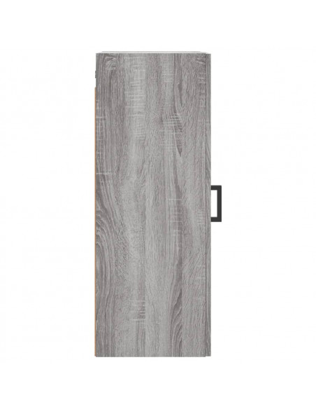 Mobile a Parete Grigio Sonoma 34,5x34x90 cm