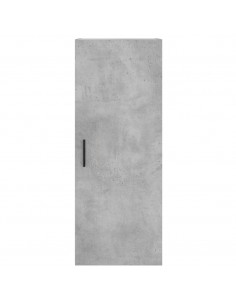 Mobile a Parete Grigio Cemento 34,5x34x90 cm 2