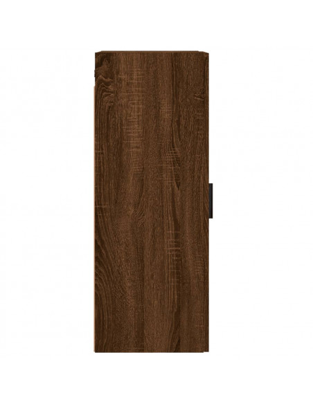 Mobile a Parete Rovere Marrone 34,5x34x90 cm