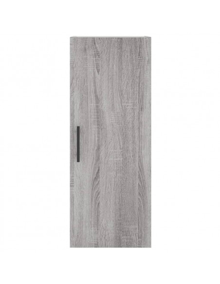 Mobile a Parete Grigio Sonoma 34,5x34x90 cm