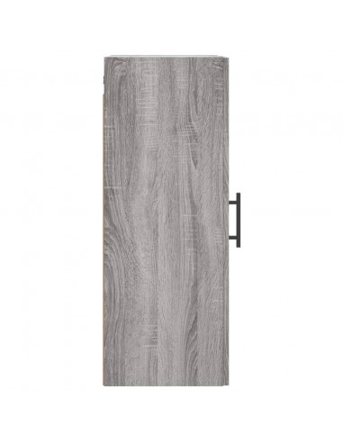 Mobile a Parete Grigio Sonoma 34,5x34x90 cm