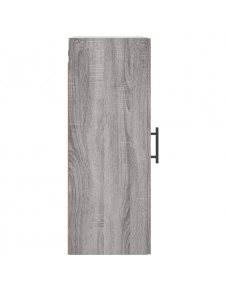 Mobile a Parete Grigio Sonoma 34,5x34x90 cm