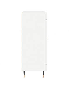 Credenza Bianca 69,5x34x90 cm in Legno Multistrato 2