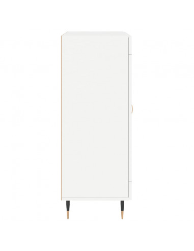 Credenza Bianca 69,5x34x90 cm in Legno Multistrato