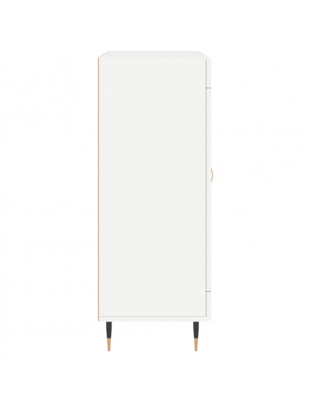 Credenza Bianca 69,5x34x90 cm in Legno Multistrato