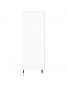 Credenza Bianca 69,5x34x90 cm in Legno Multistrato 2