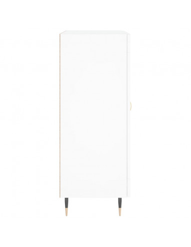 Credenza Bianca 69,5x34x90 cm in Legno Multistrato