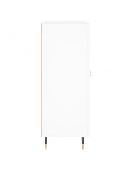 Credenza Bianca 69,5x34x90 cm in Legno Multistrato