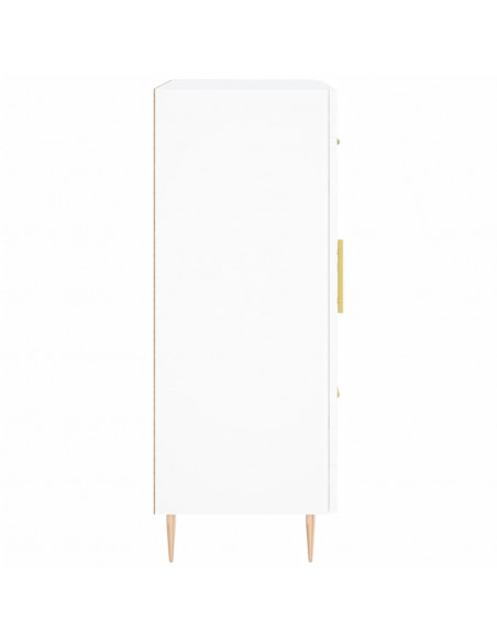 Credenza Bianca 69,5x34x90 cm in Legno Multistrato