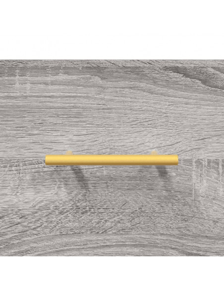 Credenza Grigio Sonoma 69,5x34x90 cm in Legno Multistrato