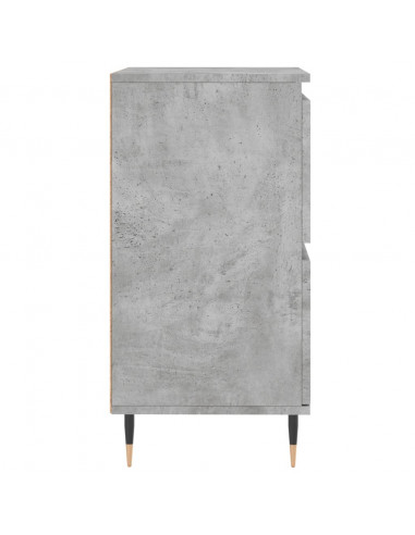 Credenza Grigio Cemento 60x35x70 cm in Legno Multistrato