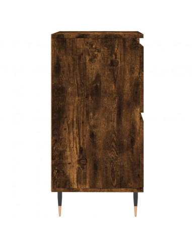 Credenza Rovere Fumo 60x35x70 cm in Legno Multistrato
